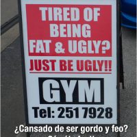 Cartel de Gym