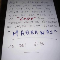 Cuidado con la del 1ºB..