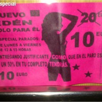 Oferta en el puticlub