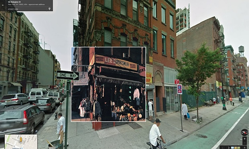 Portadas de discos en Google Street