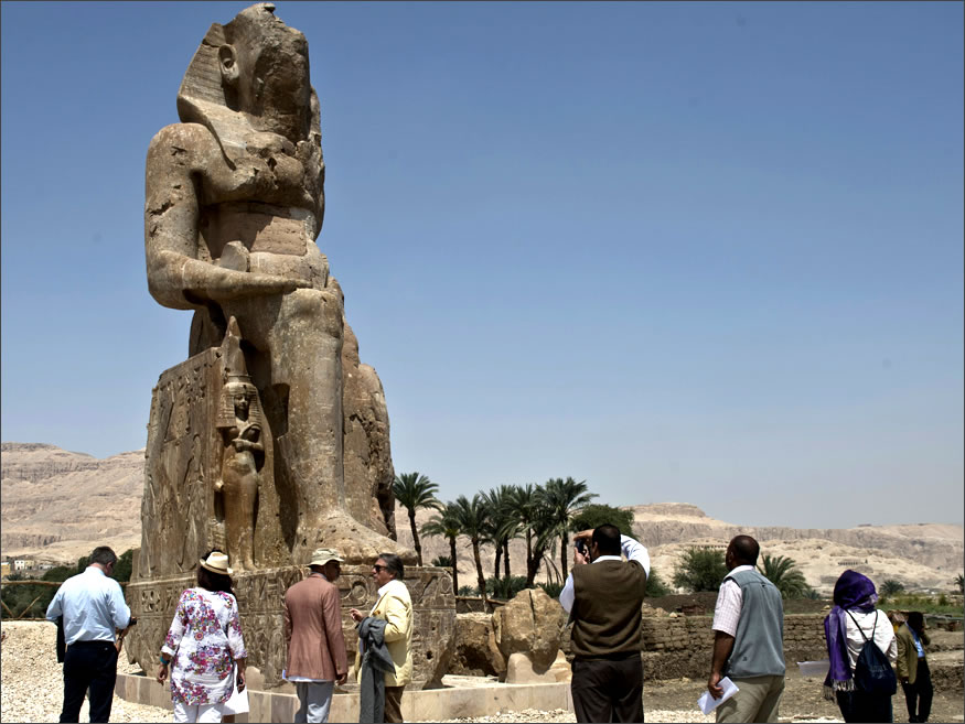 estatuas gigantes en egipto