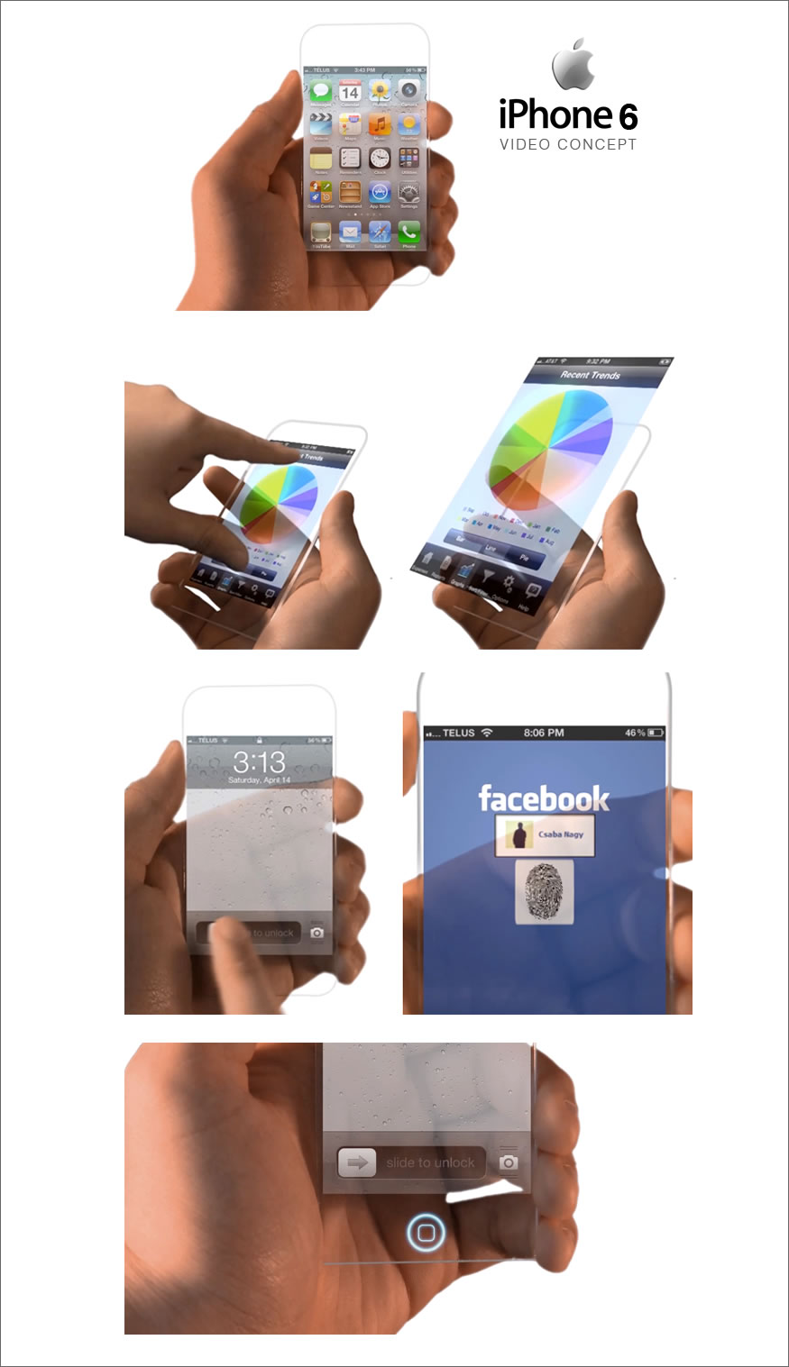 iphone 6 transparente