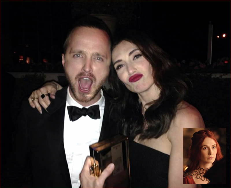 Aaron Paul y la sacerdotisa