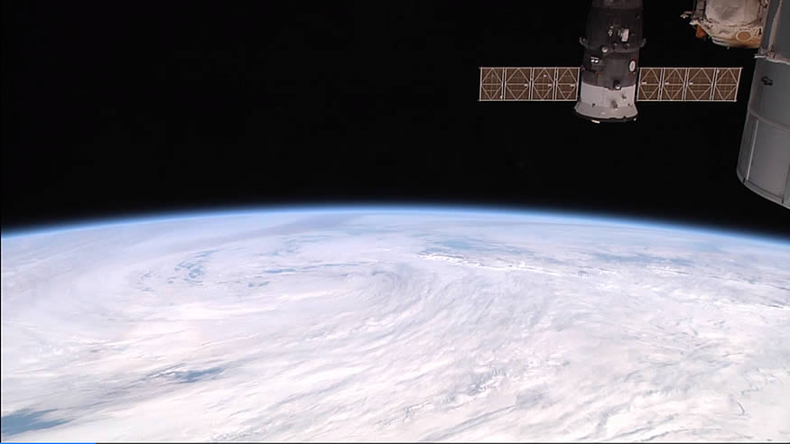 Desde la estación espacial internacional