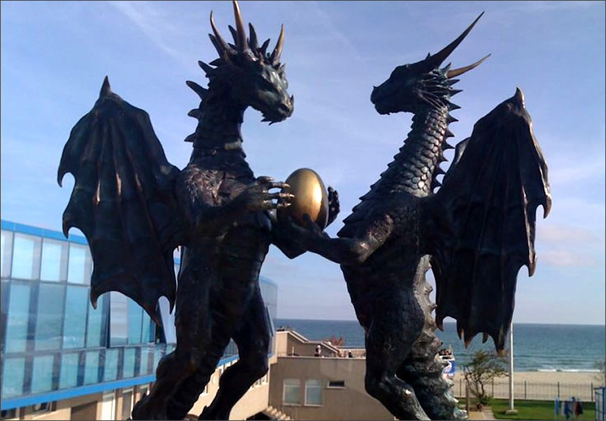 dragones-escultura-lovers