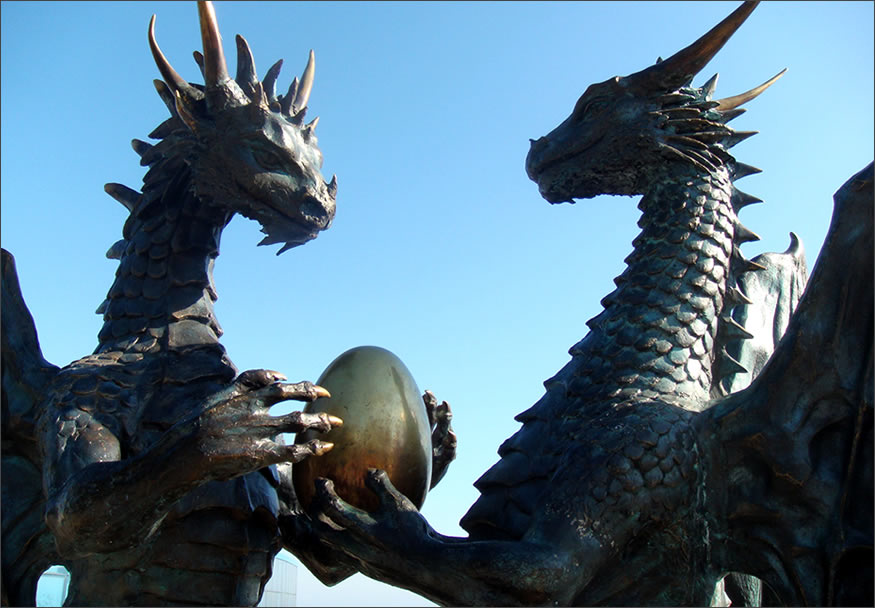 dragones-escultura