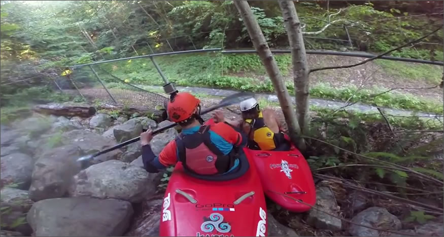 Descenso en kayak