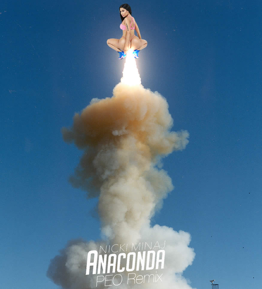 anaconda nicki minaj peo remix poster