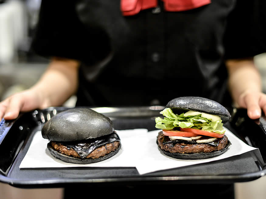 Hamburguesa negra Burger king