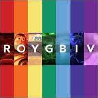 roygbiv los colores de Pixar