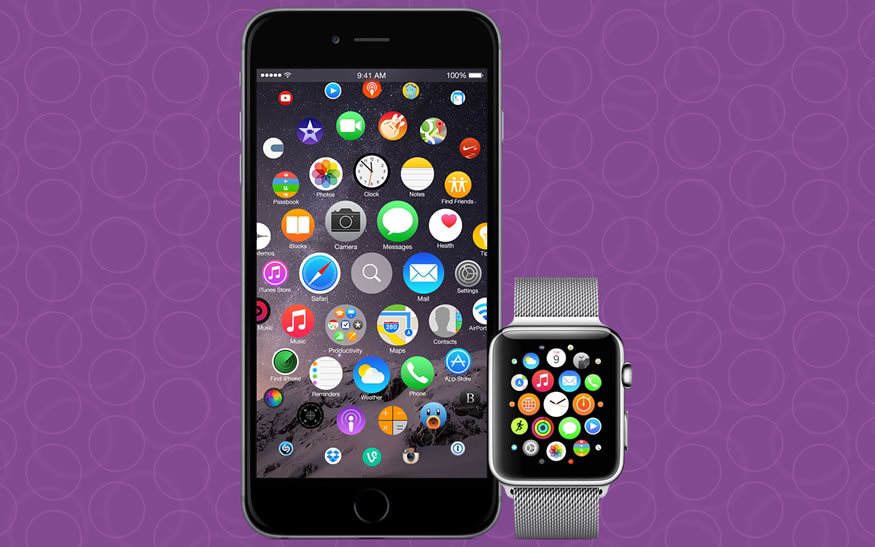 Interfaz del apple watch aplicado al iPhone