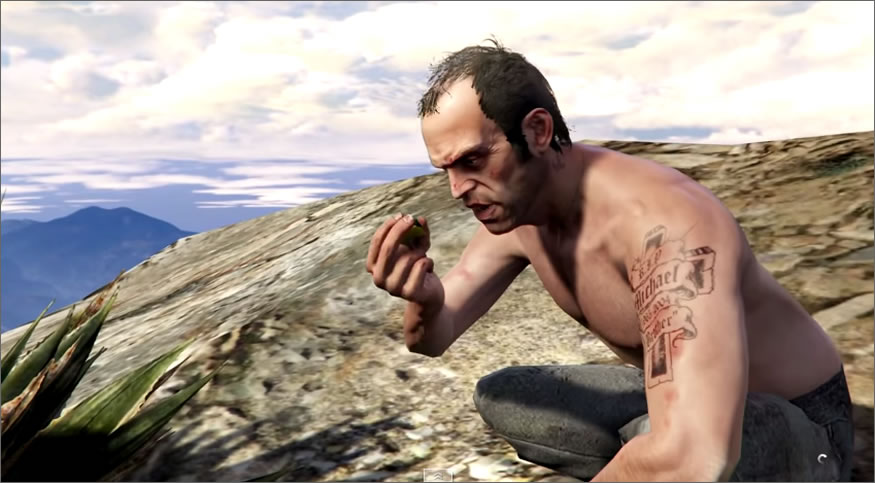 Comer peyote en GTA V