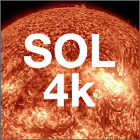 El sol en 4K