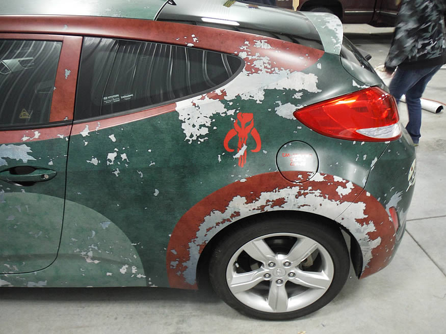 Hyundai tuneado a lo Bobba Fett