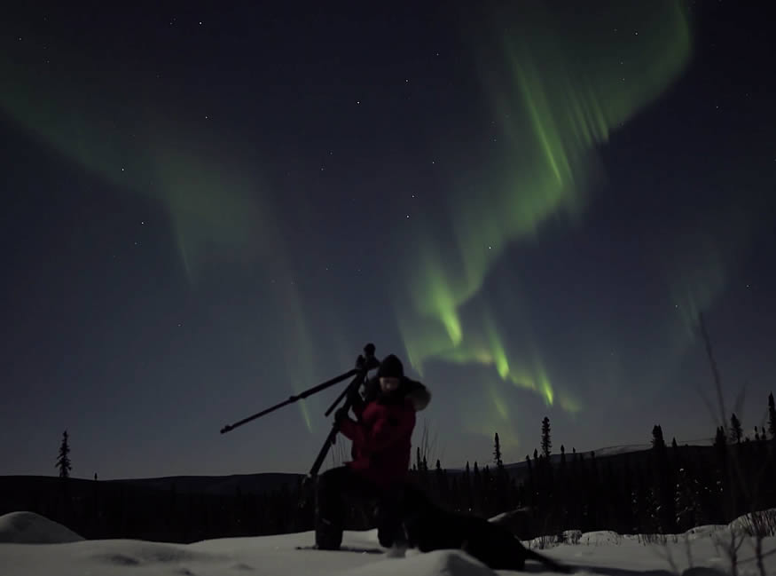 La aurora boreal en 4K