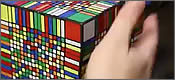 Resolviendo el mega cubo de Rubik