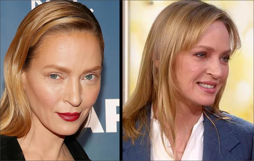 Lo de Uma Thurman era maquillaje