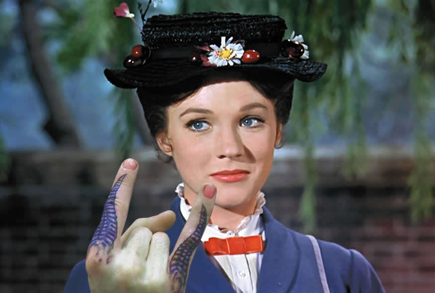 Mary Poppins cantando Death Metal