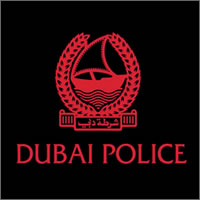 Los coches de policía en Dubái