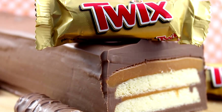 Chocolatina Twix tamaño familiar