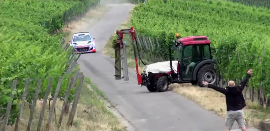 frenos de un coche de Rally