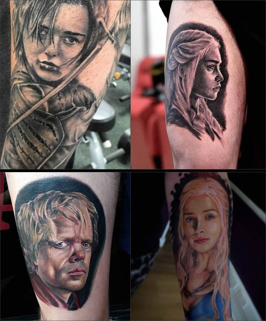 Tattoos de Juego de Tronos