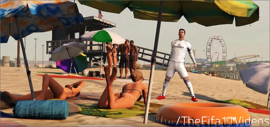 Cristiano Ronaldo en el GTA V