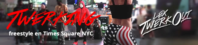 Twerking freestyle en Times Square NYC