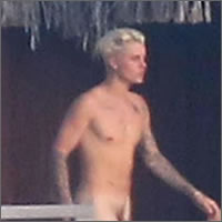 Justin Bieber desnudo