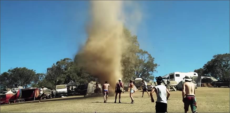 tornado en un festival