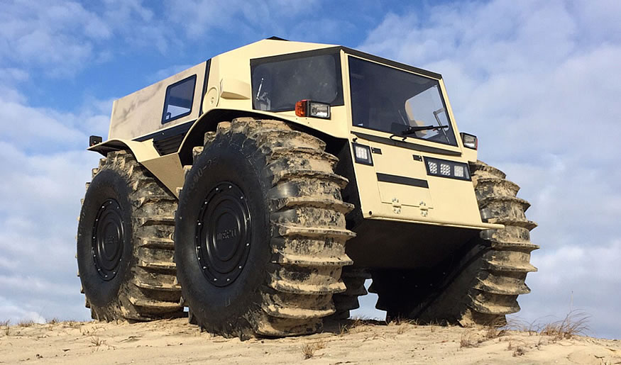 Sherp ATV el mini tanque ruso 4x4 y anfibio