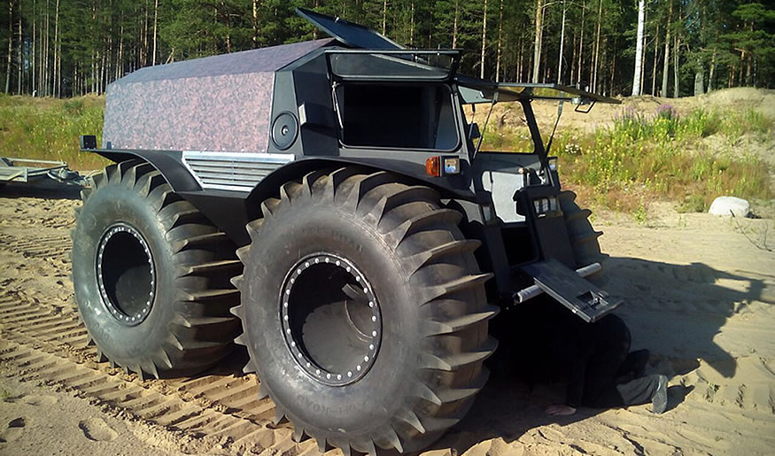 Sherp ATV el mini tanque ruso 4x4 y anfibio