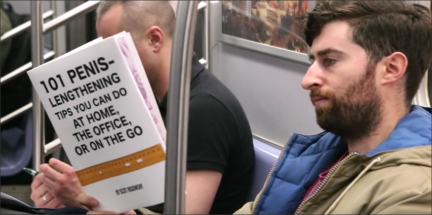 libros raros en el metro