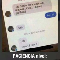 Paciencia ejemplar